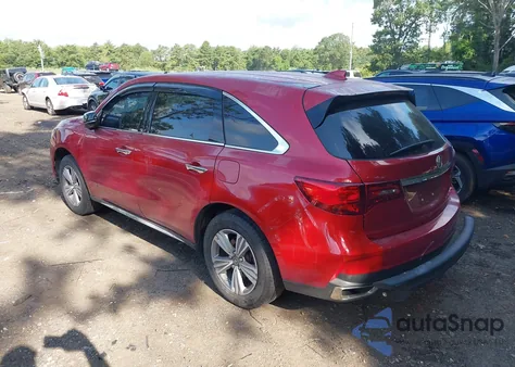 2020 Acura Mdx Standard z USA, uszkodzony, nr VIN 5J8YD4H37LL041730